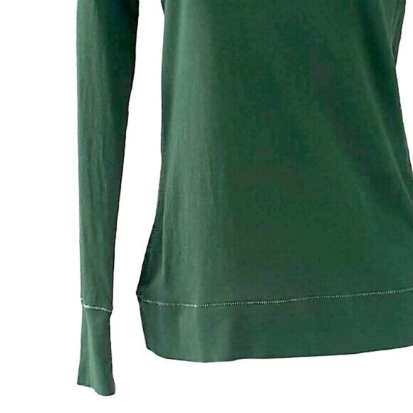 NFL Team Apparel New York Jets Top Green Size Small Football Long Sleeve Crew - Picture 3 of 6